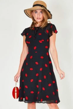 Voodoo Vixen Valerie Kiss Tea Dress