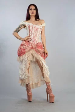 Burleska Versailles Corset Dress In Jacquard
