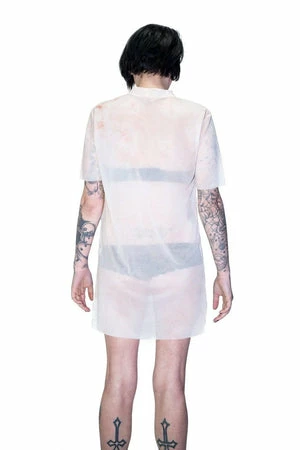 Dr Faust Wild Printed Mesh Oversized Top - Jaylene - Image 2