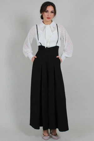 Voodoo Vixen Winona Neck Tie Chiffon Blouse - Image 3