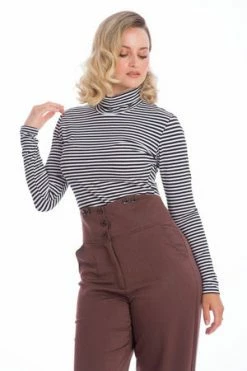 Banned Winter Stripe Jersey Top