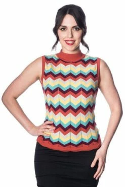 Banned Zadia Zig Zag Tank